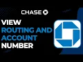 How to View Routing and Account Number On Chase