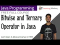 Bitwise and Ternary Operator in Java Lesson 9 Java Programming Learning Monkey