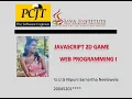 JavaScript 2D Game Development Java Institute Nipuni Samartha