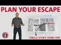 FSRI Plan Your Escape Single-Story Home Fire