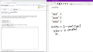 Recursion - 1 countPairs Java Solution Codingbat com