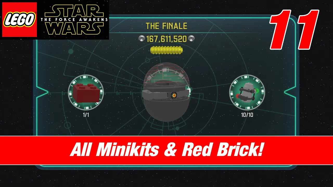 Lego Star Wars: The Force Awakens - How to Unlock Studs X4 Red Brick