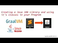 Creating a Java JAR Software Library and using the Classes inside it in Command line