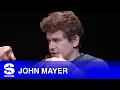John Mayer Opens Up About Dating Life at SmartLess Live with Jason Bateman Sean Hayes Will Arnett
