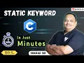 Static Keyword in C Programming with Example C Programming Language Tutorial Tpoint Tech