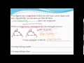 Writing triangle congruency statements and identifying congruent parts