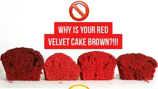 Download WHY DOES YOUR RED VELVET CAKE TURN OUT BROWN  MP3