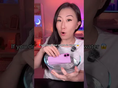 If you drop your phone in water 😱 Do this