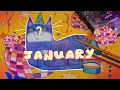 Every Month as a Cat January - Starting My Art Calendar