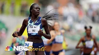 athing mu smashes u s record in womens 800m win at prefontaine classic nbc sports