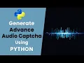 How to generate Captcha using Python 5 Lines of Code Python Project