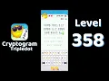 Cryptogram Tripledot Level 358 Answer SolutionGuruji