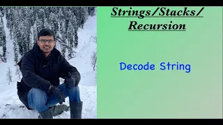 Decode String Leetcode 394 Recursion