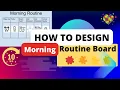 How to Build a Visual Morning Routine Board in Google Slides for Autistic Kids 10-Minute