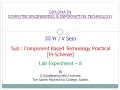 Diploma Component Based Technology Lab Ex-8