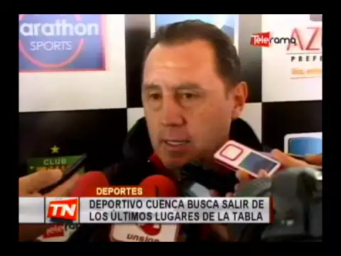 Deportivo Cuenca busca salir de los últimos lugares de la tabla