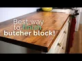 Don t use beeswax The only oil we ll use to seal butcher block and how we finish and refinish them