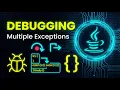 Java Debugging Multiple Exceptions Explained try-catch-finally Kannada Tutorial