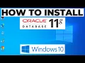 Oracle 11g Installation on Windows 10 64 bit Step by Step Guide