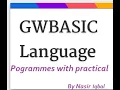 Programming in GWBASIC Computer Science Class 8th Unit 5 Lecture 4 How to make a Programme