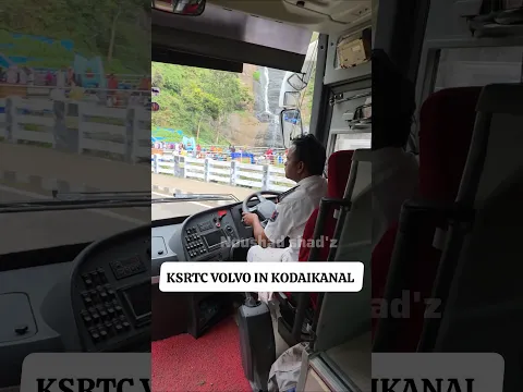 KSRTC airavat VOLVO in Kodaikanal😍 Only VOLVO bus service to kodikanal from Bengaluru 🙌#shorts#volvo