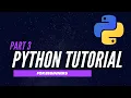 Python Tutorial Part 3 Basic Data Types