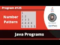 Java program to print Number Pattern 1 22 333 4444 5555