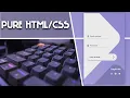 Beautiful Login Form In Pure HTML And CSS - ASMR Programming