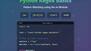 Python Regex Tutorial for Beginners Master Pattern Matching with re Module