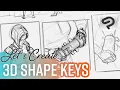 How to make and use shape keys with Blender and Clip Studio Paint POLYCOSM