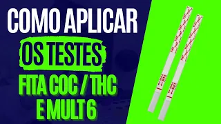 Aprenda a Aplicar os Testes Rápidos em Fita COC /THC e Mult 6 Drogas | Detecção Pela Urina