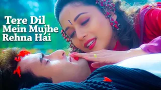 tere dil mein mujhe rahna hai hd hindi video song mohabbat sanjay madhuri akshaye udit