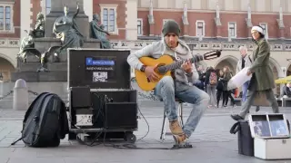 Amazing Street Guitar Performance By Imad Fares Gipsy Kings Cover 