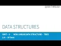 B-Tree in tamil EP 14 Data Structure Unit 3 cse 3 sem