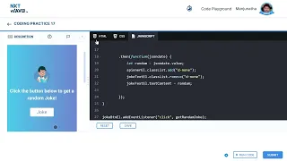 CODING PRACTICE 17 Random Joke Page