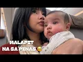 14 HOURS FLIGHT WITH MY 3 MONTH OLD BABY (MALAPIT NA KAMI SA PINAS) 😭🥹 |ERICA AHERN