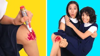 مقالب مدرسية في طلاب مضحكة شفا 