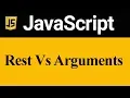 Difference between Rest Parameter and Arguments Object in JavaScript Hindi