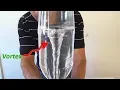 Create Vortex inside of a Bottle - Amazing Science Experiment
