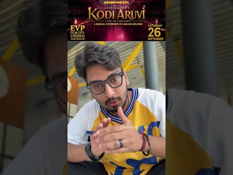 🎤✨ Sean Roldan's "KODI ARUVI"– Live in Concert