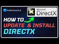 How to Install DIRECTX on Windows Download Update DIRECTX 12 EASY STEPS