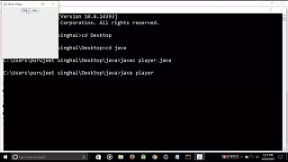 Make your own music player in core java