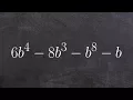 Classifying a polynomial
