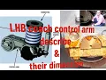 LHB coach control arm details in easy way