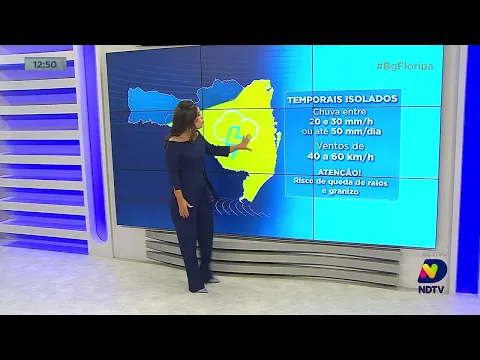 Confira a previsão do tempo para esta quinta-feira na Grande Florianópolis