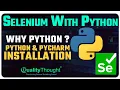 Introduction to PyCharm Python Selenium with Python Quality Thought
