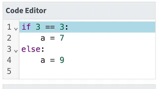 Python If Statement Example Skipping the Else Body