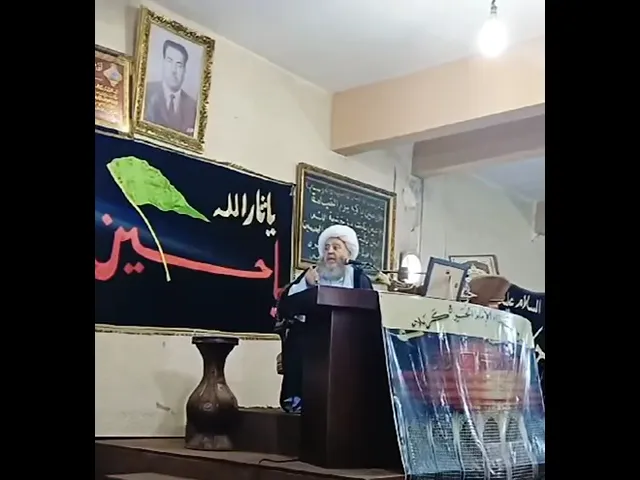 ⁣العلامة الشيخ يوسف حسن كنج في تأبين والد الدكتور الشيخ إبراهيم العاملي