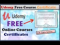 Udemy Free Courses with free online certificates How to get FREE COURSE PREMIUM from Udemy In 2020