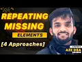 Find the Missing and Repeating Number 4 Approaches